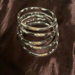 Leopard print tube bracelets